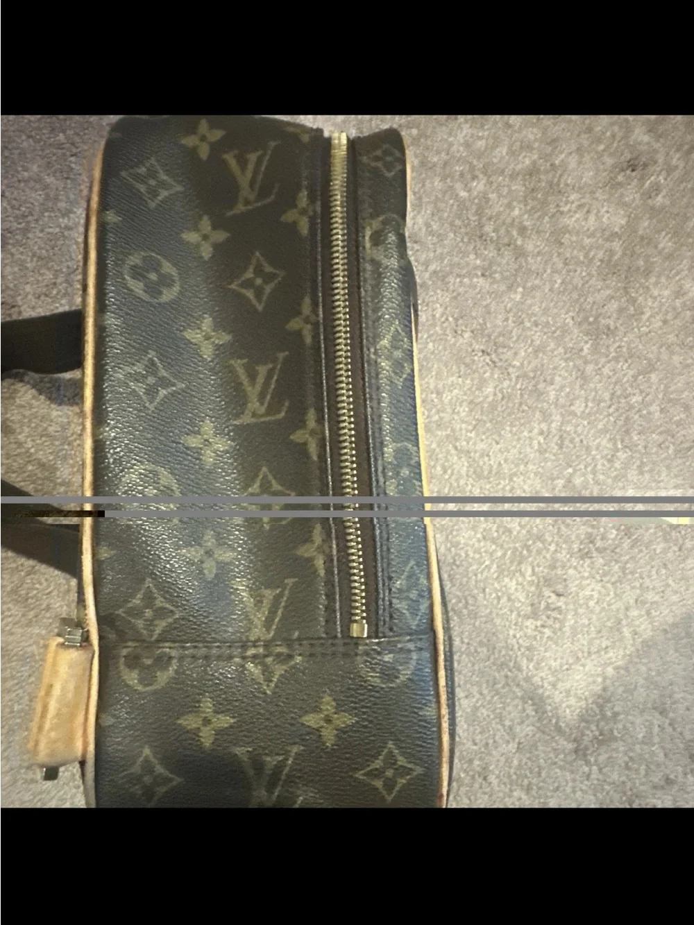 Louis Vuitton Monogram Canvas Dark Brown and Tan Messenger Bag Sac a Dos packall
